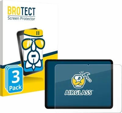 Produktbild von 3x BROTECT Schutzglas für OnePlus Pad Go 2 Schutzfolie Panzer Folie Glas Display Schutz klar