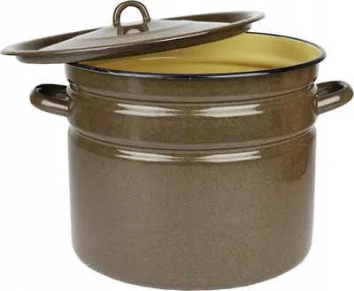 Obrázek produktu pro Tradiční hrnec + poklice 40L smaltovaný hrnec Gastrotopf smaltovaná ocel
