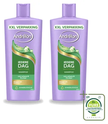 Immagine prodotto di 2 flaconi di shampoo Andrélon "Ogni Giorno" - 685 ml - Confezione grande - 2 pezzi