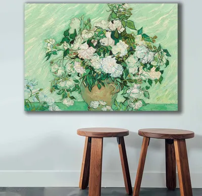 Image de Wallity, 70100VANGOGH060- VNC1237, Coloured, Canvas pictures, 70 x 100 cm, 100% canvas
