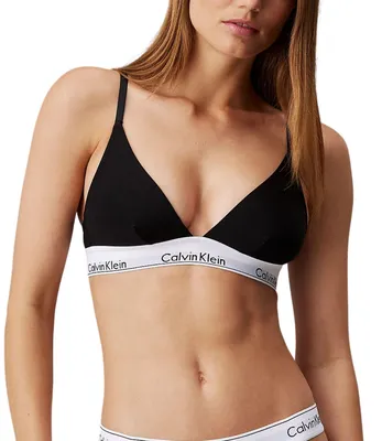 Image de Calvin Klein brassière modern Coton unlined triangle bra black femmes