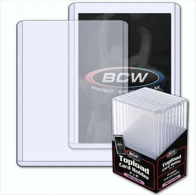 Produktbild von BCW Topload 3"x4" (Thick Cards 197pt) (10 ct.)