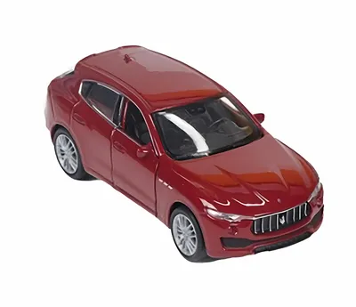 Produktbild von Maserati Levante Modellauto aus Metall mit Rückzug Modell Auto Spielzeugauto 67 (Rot)