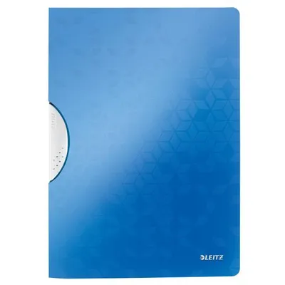 Obrázek produktu pro Leitz desky s bočním klipem WOW modré