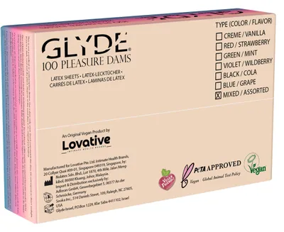Produktbild von Dams - 100 Latex-Lecktücher - Mixed