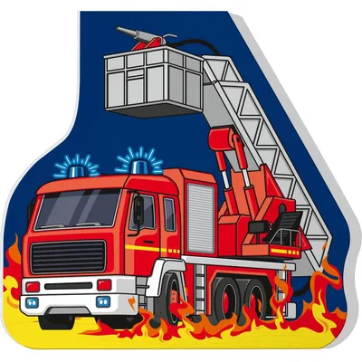 Produktbild von Notizbuch mit Feuerwehrmotiv, 40 Blatt, bunter Einband