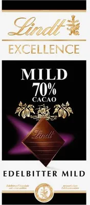 Produktbild von Lindt Excellence Mild 70% Cacao Edelbitter mild 100g