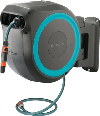 Image de Boîte à tuyau murale RollUp XL Gardena (turquoise) 35 m