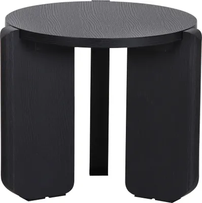 Produktbild von Selsey Preffines S – Couchtisch, Ø 50 cm, Eschenholzoptik schwarzgrau