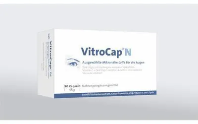 Image de VitroCap N, en cas de dégénérescence du corps vitré des yeux, 90 capsules
