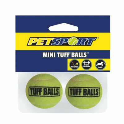 Produktbild von PetSport Mini-Tuff-Ball Tennisbälle für kleine Hunde 3,8 cm 2 Stück
