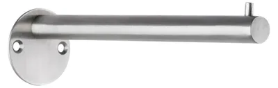 Kapstokhaak aus Edelstahl, 5 Haken, 20 cm, silber