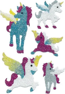 Obrázek produktu pro 10x Herma 6667 Samolepky MAGIC Unicorns Diamond glittery