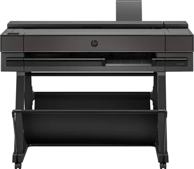 Produktbild von HP DesignJet T850 - 914 mm (36") Großformatdrucker - Farbe - Tintenstrahl - Rolle (91,4 cm x 91,4 m) - 2400 x 1200 dpi - bis zu 0.42 Min./Seite (einfarbig)/ bis zu 0.42 Min./Seite (Farbe) - Kapazität: 1 Rolle - Gigabit LAN, Wi-Fi - Cutter