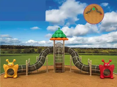 Productafbeelding van Klimpark Labyrinth, sportcomplex voor kinderen, buitenspeelplezier