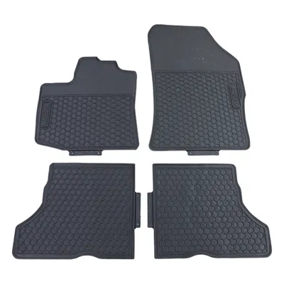 Produktbild von Premium Gummi Fußmatten Set 4-teilig Schwarz für Dacia Dokker ab 12