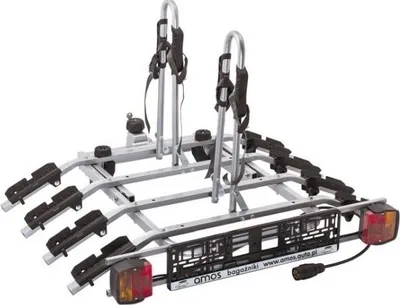 Produktbild von Anhängerkupplungs-Fahrradträger-Plattform für 4 Fahrräder, 13-polig