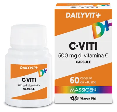 Immagine prodotto di Massigen C Viti 500Mg Di Vitamina C 60 Capsule