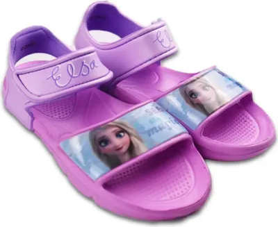 Produktbild von Disney Die Eiskönigin Elsa - Kinder Klett Sandalen – Lila / 22/23