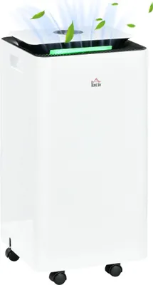 Image de Déshumidificateur - Électrique - 12 L/jour - 210 W - 5 modes - 25 x 25 x 50,5 cm - Blanc