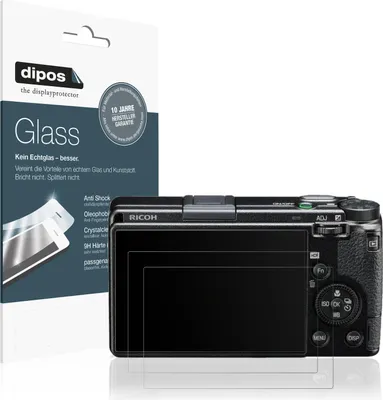 Produktbild von 2x dipos GlassAR RICOH GR IIIx HDF