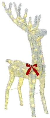 Imagen del producto de Reno Navideño 3D LOVIISA 140 LED Blanco Cálido 70 x 26 x 128 cm