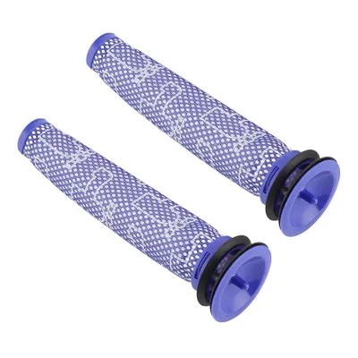 Two vacuum cleaner filters are shown against a white background.