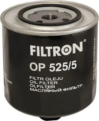 Produktbild von Ölfilter FILTRON OP 525/5 Anschraubfilter für AUDI 100 Limousine (4A2, C4) A6 Avant (4A5, C4) A6 Limousine (4A2, C4) 100 Avant (4A5, C4)