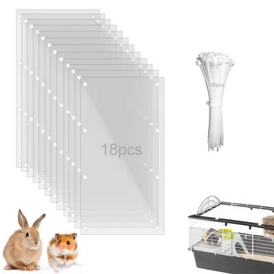 Produktbild von Kunststoff-Urinauffangschalen für Tierunterkünfte, 18 Stück
