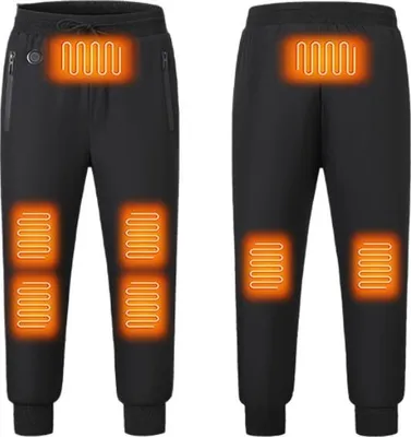 Image de Pantalon Unisex Chauffant Usb Jogger D'hiver 3 Zones Xl