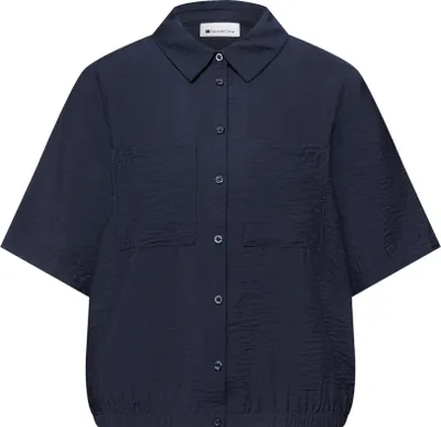 Produktbild von Street One LTD QR Shirtcollar blouse w ga shadowed navy 38