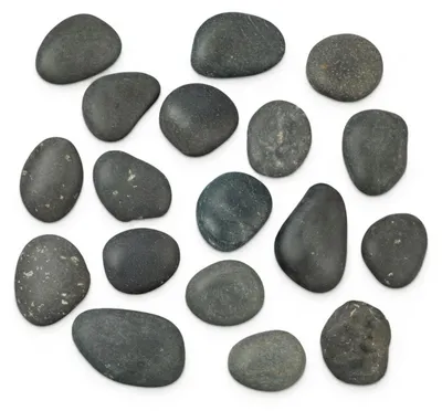 Immagine prodotto di Relaxdays Pietre da dipingere, pietre decorative piatte, 2 kg di pietre da colorare, pietre per il bricolage per bambini e adulti, 8–12 cm, grigio scuro