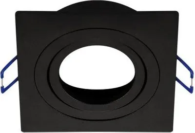 Obrázok produktu pre Zapustený stropný bod nastaviteľný LUBA D BLACK IP20 čierny štvorcový Struhm 04044