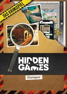 Produktbild von NEU - Hidden Games Tatort - Glutspur - Deutsch - realistisches Krimispiel, spannendes Detektivspiel, Escape Room Spiel