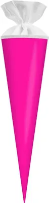 Produktbild von Goldbuch Bastelschultüte 70cm mit farbigem Filzverschluss Neonpink