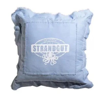 Produktbild von Strandgut07 Kissen mit Reißverschluss, 53 x 53 cm, Hellblau