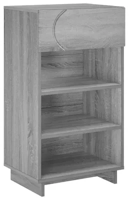 Obrázok produktu pre Skriňa na topánky, rozmer 48 x 38 x 87,5 cm, materiál: drevotrieska, farba: sonoma