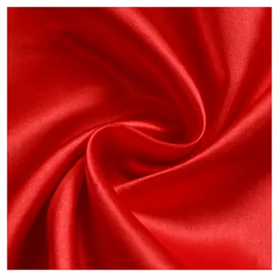 Produktbild von Satin Meterware (Rot) für Deko, Basteln, Kleidung 150cm breit UNI