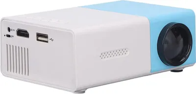 Produktbild von Mini Beamer 1080P, YG300 Tragbarer LED Projektor unterstützt 1080P Video-Beamer für Party HDMI/USB/AV/Audio HD Heimkino Projektor für 20-80 Zoll