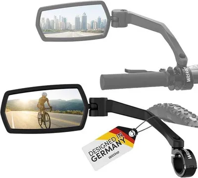 Obrázok produktu pre Predný štít na bicykel – široké zorné pole – otočný o 360° – z jedného kusu