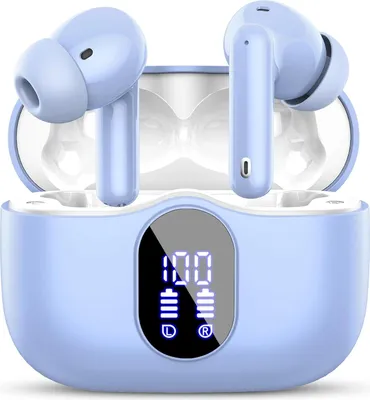 Produktbild von Btootos Bluetooth Kopfhörer, Kopfhörer Kabellos Bluetooth 5.4 Sport In Ear Kopfhörer mit 4 Mikrofon, 40 std Spielzeit, LED-Anzeige, ENC Lärmreduzierung, Tiefer Bass Ohrhörer für Arbeit und Studium
