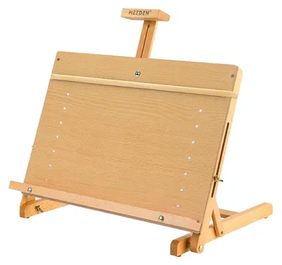 Zdjęcie produktu dla MEEDEN Sztaluga drewniana regulowana bukowa do 58cm