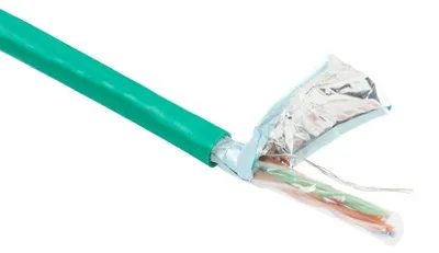 Image de ACT CAT5E F/UTP LSZH stranded patch vert 100 m