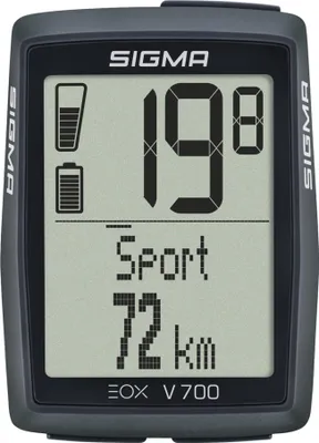 Produktbild von Sigma EOX View 700 E-Bike Computer Fahrradcomputer Shimano Yamaha Fazua Bafang