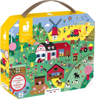 Image de Janod Puzzle Box Puzzle Farmyard