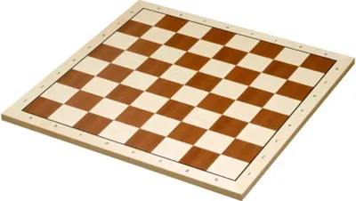 Produktbild von Philos Schachbrett Holz Brettspiel Feld 50 mm mit Randbeschriftung