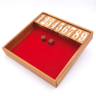 Produktbild von Shut The Box XL - rasantes, kurzweiliges Würfelspiel, knackst du den Jackpot?