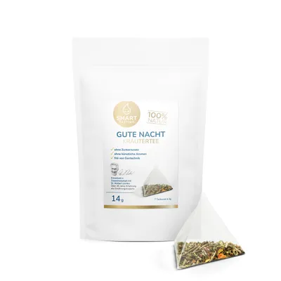 Produktbild von Smart Fasting® Veganer Gute Nacht Kräutertee Bundle - 21 Beutel aus Deutschland