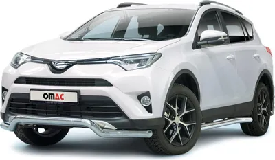 Image de Pare-Buffle Avant Pour Toyota RAV4 2015-2018 Acier Inoxy Argent