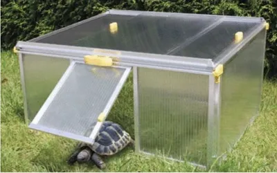 Produktbild von Juwel Schildkrötenhaus Paula, Wärmeisolierung, stufenlose Belüftung, Pendeltür